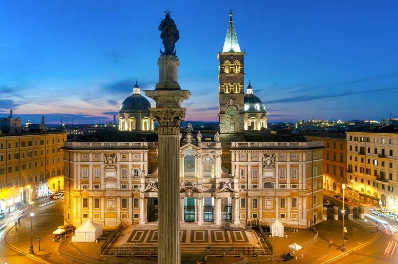 Basilica di Santa Maria Maggiore, Rome, Italy. - WORLD ROSARY DAY 2024