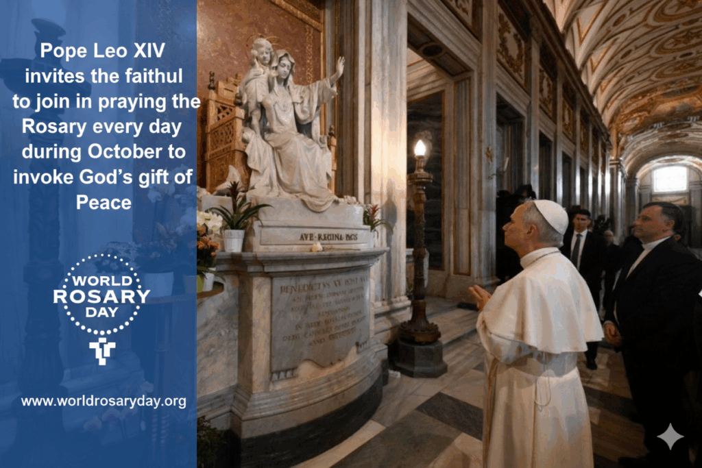 POPE LEO XIV ROSARY FOR WORLD PEACE 2025