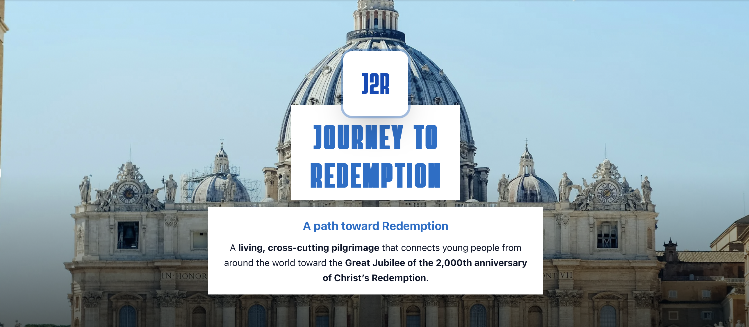 J2R JOURNEY TO REDEMPTION