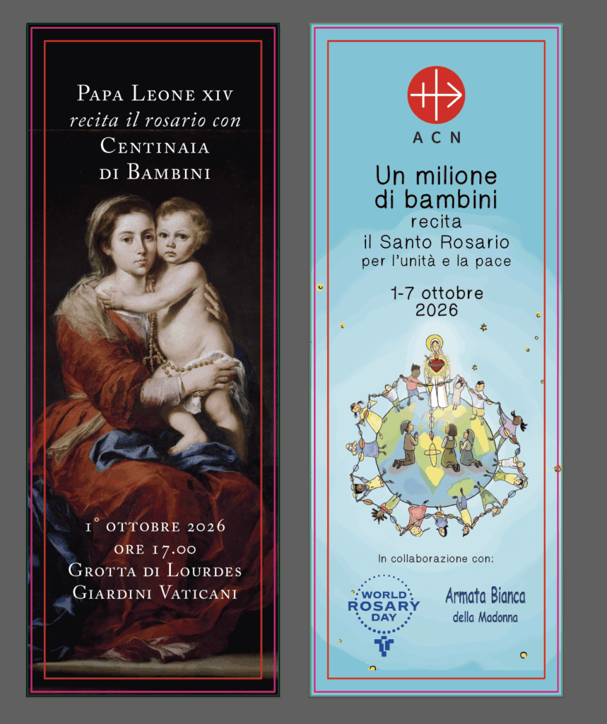 WORLD ROSARY DAY : ACN : ARMATA BIANCA
